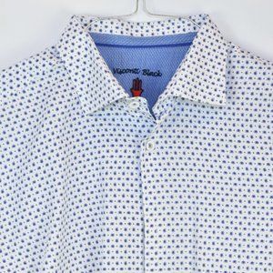 Visconti Black White with Mini Navy Paisley Large